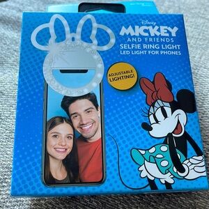 Disney Mickey Mouse Clip On Selfie Ring Light for Phone.